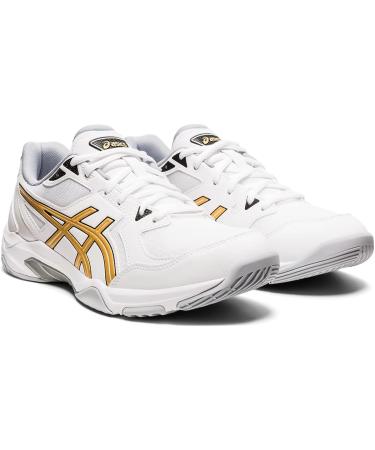 ASICS Men's Gel-Rocket 10 Court Shoes - White/Pure Gold (Size 10.5) - Buy Online on SooperMarket.com