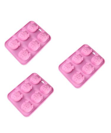 IMIKEYA 3pcs Silicone Mold Fudgesicle Molds Silicone Gummy Molds De para Gelatinas Non-Stick Mold Fondant Molds DIY Mould Cookie Mold Easy to Clean Mold Ice Cream Popsicle Mold Cake mediumx3pcs
