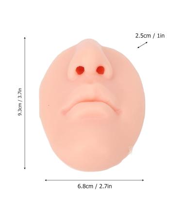 Soft Silicone Nose Model Set for Adults - 3 Flexible Skin Tone Nose & Mouth Models for Salon Use - International Shipping Available - Buy Online on SooperMarket.com