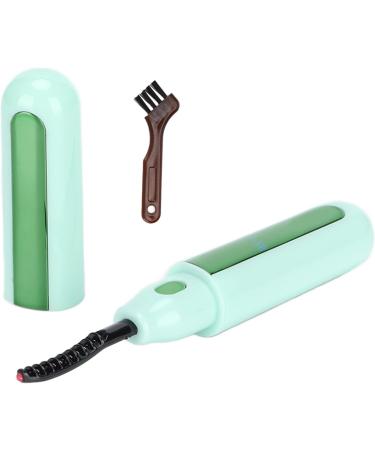 Verdant Touch Heating Eyelash Curler USB Rechargeable Electric Eyelash Curler Long-Lasting Curling Tool with Heating Green - Buy Online on SooperMarket.com