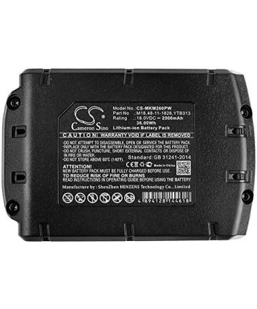 Replacement Battery for Milwaukee M18 CBS125-502C CCS55 | 2000mAh/18V Compatible Parts 2198323 48111815 48-11-1815 - Buy Online on SooperMarket.com