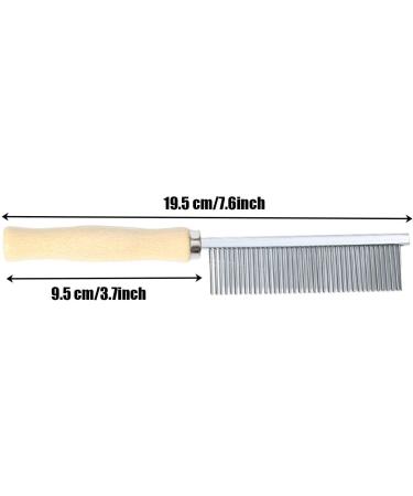 Fengshan Flea Comb - Metal Steel Brush for Dogs Cats & Small Pets | Effective Flea & Lice Removal | Pet Care Accessories - Buy Online on SooperMarket.com