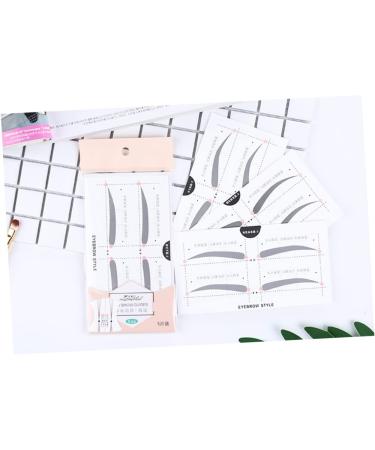NOLITOY 2 Cosmetology Kit Eyebrow Stencils Beauty Eyebrow Card Eyebrow Stickers Card A607 Portable - Buy Online on SooperMarket.com