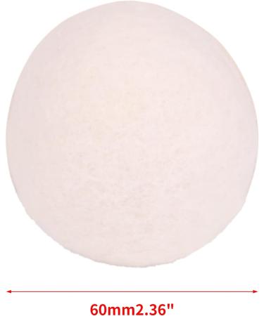 Reusable Wool Dryer Balls for Saves Drying Time White w/Storage Bag Pack of 6 - Buy Online on SooperMarket.com