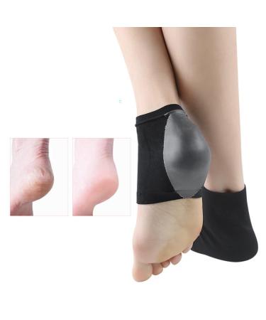 Healeved 1 Pair Gel Heel Socks Foot Heel Care Heel Sleeves Silicone Heel Socks Gelt Moisturizer Socks Cracked Heels Socks Foot Lotion Spa Socks Heel Shock Men and Women Protector Anti-Crack