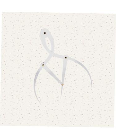 NOLITOY Microblading Ruler Grooming Stencil Shaper Eyebrow Stencil Eyebrow Drawing Tool Gold Stainless Steel Template Ruler - Buy Online on SooperMarket.com