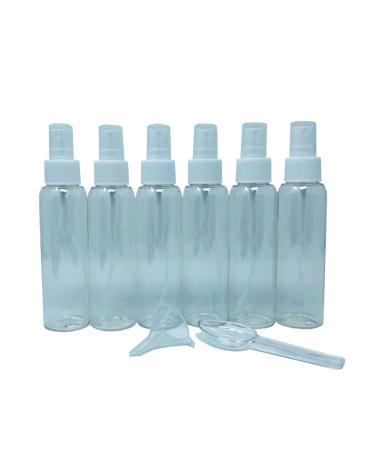 DIACLEANSHOP bottles with atomizer set 6 x 100ml measuring spoon funnel