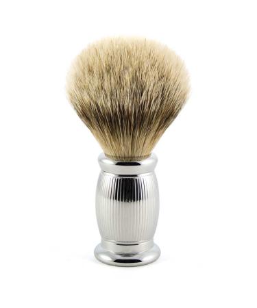 Buy Edwin Jagger Bulbous Chrome 3 Piece Mach3 Set - Silver Tip Brush - International Shipping Available - Buy Online on SooperMarket.com