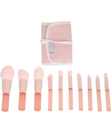Mini Synthetic Makeup Brush Mini Makeup Brush Pink Fluffy with Storage Bag for Christmas - Buy Online on SooperMarket.com
