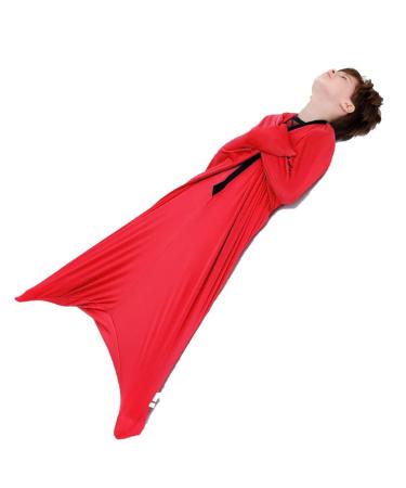 Sensory Body Sock for Kids Full Body Wrap Stretchy Body Sox Easy to Wash Breathable to Relieve Stress for Children with Autism Anxiety (Color : Red Size : M/Medium) M/Medium Red