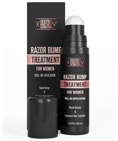 Viking Revolution Razor Bumps Treatment for Women - After Shave for Women Ingrown Hair Serum - Bump Stopper Ingrown Hair Treatment for Bikini Area with Salicylic Acid - Razor Burn Treatment 3.38 Fl Oz