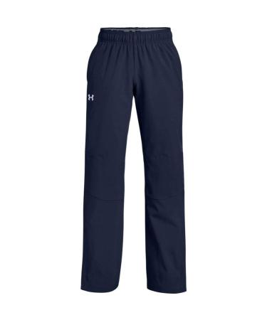 Under Armour Boys' Hockey Warm Up Pants Midnight Navy (410)/White Large