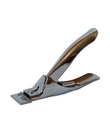 Tipcutter for shortening artificial nails Nail design in studio quality silver