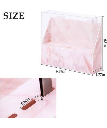 Tweezer Holder Stand for Eyelash Extensions | 8-Slot Lash Tweezer Stand with Cover | Salon & Home Lash Extension Organizer - Pink - Buy Online on SooperMarket.com
