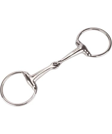Equinate olive head bite stainless steel 16mm simply broken 14.5cm - anatomically shaped mouth -friendly bit with gentle effect - laser -engraved size information