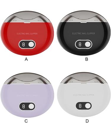kawehiop Electric Nail Cutter with Three-Speed Speed Adjustment Automatic Nail Fingernail ABS Electric Nail Clip Nail Clippers Red - Buy Online on SooperMarket.com