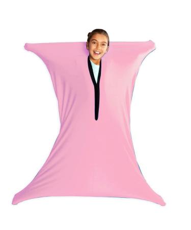 Body Sock Sensory Sox Deep Pressure Stimulation Suitable age 3-18 sensory durable seams asd child stretchy for Children and Adults with Sensory Proceessing Disorders or Autism (Color : Pink Size : XL/X-Large-74*165cm Pink