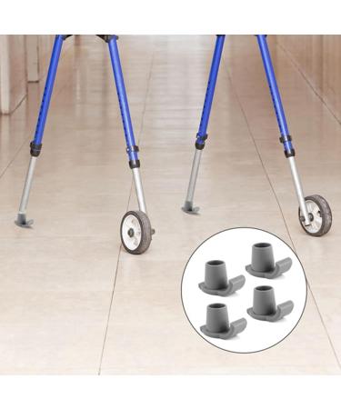 Knadgbft Walker Ski Glides 4 Pieces Heavy Duty Walker Glides Walker Feet Replacement Spare Parts Accessories Walker Glide Skis for 1 1/8 Inch Tubes Tool - Buy Online on SooperMarket.com