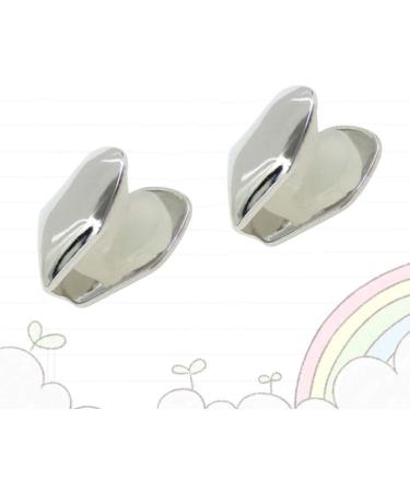 EXCEART 2Pcs Gold Plated Single Fang Tooth Grill Cap | Hip Hop Party Accessories - Buy Online on SooperMarket.com