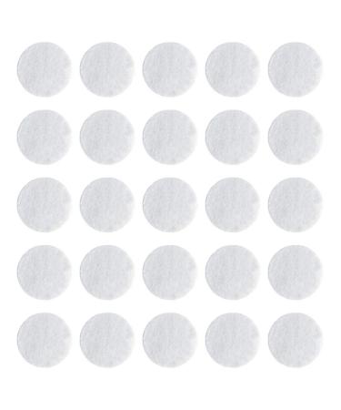 200 Pcs Microdermabrasion Cotton Filters Replacement 10 mm Dia Microdermabrasion Filters Facial Vacuum Filters Accesories Sponge Filter for Comedo Suction Microdermabrasion (White)