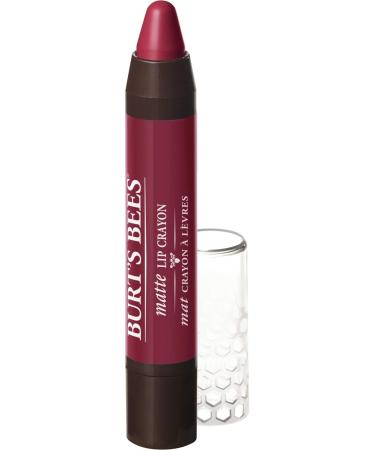 Burts Bees Natural Moisturizing Matte Lip Crayon - Napa Vineyard (1 Crayon, 0.11 oz) - Buy Online on SooperMarket.com