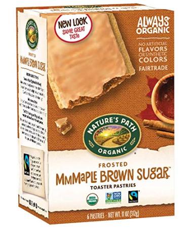 Toaster Pastries, Brown Sugar Maple Cinnamon, Frosted (6 per box), Organic, 11 oz.