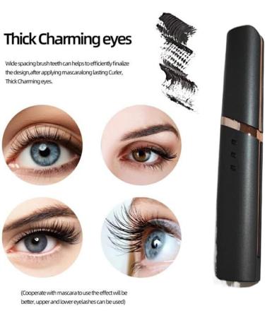 Dajidafu Heated Eye Lash Curler Electric 3 Modes Quick Heating Rechargeable Eyelashes Roller Device Long-lasting Styling - Buy Online on SooperMarket.com