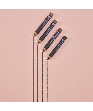Deborah Milano 24-Hours Brow Fiber Pencil 01 Blonde | Waterproof Durable Eyebrow Pencil with Natural Fibers | Voluminous Finish 0.3g - Buy Internationally - Buy Online on SooperMarket.com