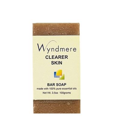 Wyndmere Clearer Skin Bar Soap - Handcrafted with Natural Ingredients and 100% Pure Therapeutic Essential Oils