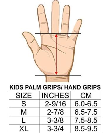 PUSH Athletic Youth Hand Grips - Black, X-Large | Gymnastics Grips - Buy Online on SooperMarket.com