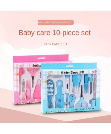 Baby First Healthcare and Grooming Kit 10 in 1 - Baby Shower Gifts & Essential Kit (Blue) - Buy Online on SooperMarket.com