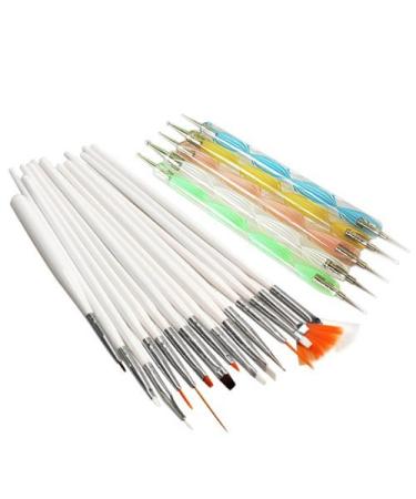 Warm Girl Nail Art Design Set Dotting Painting Polish Brush Pen Tools (20pcs)