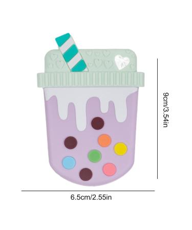 Aznever Silicone Bite Ring - Safe Baby Teething Toy | Food-Safe Silicone Cartoon Design & Gum Protection - Buy Online on SooperMarket.com