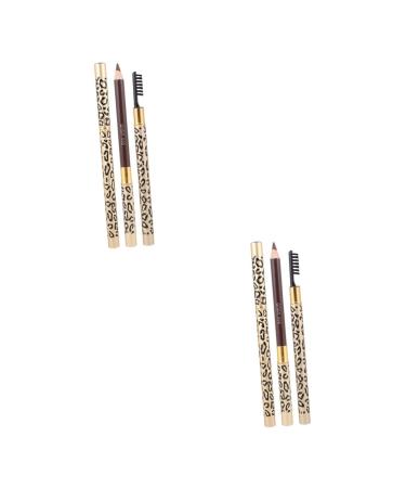 NOLITOY 4 Pcs White Eyeliner Pencil Waterproof Eyeliner Pencil Double Head Eyebrow Pencil Highlighter Matte