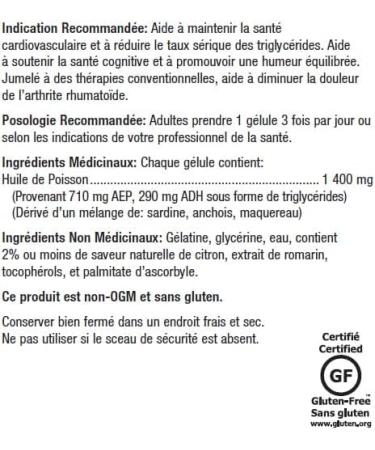Metagenics OmegaGenics EPA-DHA 1000 - Lemon Flavor - 120 Softgels - Buy Online on SooperMarket.com