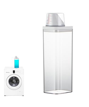 Washing Powder Storage Box | Laundry Detergent Dispenser | Clear Container Laundry Powder Clear Organizer | Large Capacity Laundry Liquid Box for Laundry Room Accessories for Detergent