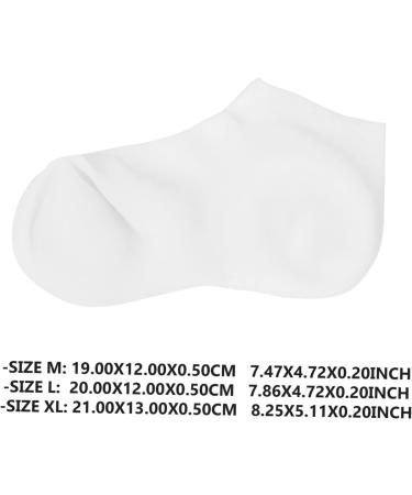minkissy 8 Pairs Exfoliating Moisturizing Socks feet Moisturizing Foot Covers Beauty Socks Overnight spa Socks Foot exfoliating Socks Cracked Socks Reusable Socks Gel Women's sebs Heel - Buy Online on SooperMarket.com