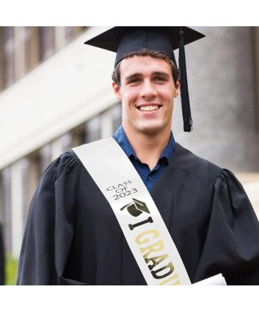 2023 Graduation Satin Sash and Tiara Kit - Glitter Rhinestone Crown for Graduation Party Decor - Buy Online on SooperMarket.com