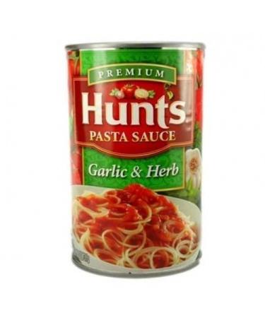 Hunt's, Premium Garlic & Herb Pasta Sauce, 26oz Can (Pack of 6) by Hunt's