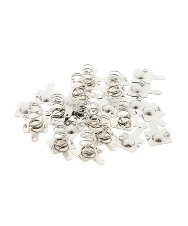 10 Pairs Replacement Metal Battery Spring Contact Plates for AA AAA - Positive & Negative Contacts Compression Small Springs - Buy Online on SooperMarket.com