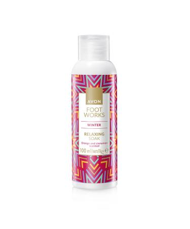 Avon Foot Works Winter Relaxing Soak to help soothe refresh & hydrate 100ml