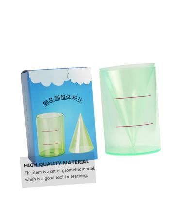 Healeved 2 STK Cylinder Cone Educational Model - Math Teaching Device & Demonstrator Toy | Perfect for Geometry Learning - Buy Online on SooperMarket.com