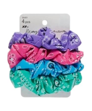 Morgan Simianer Xo Scunci Scrunchies (Bandana Print 4 Count)