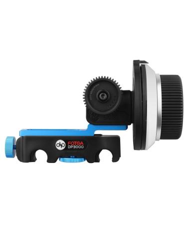 Fotga DP3000 M3 Quick Release Follow Focus for 15mm Rod Rig 5D II III A7 A7R A7S A9 II III IV Z6 Z7 II BMPCC 4K 6K GH3 GH4 DSLR