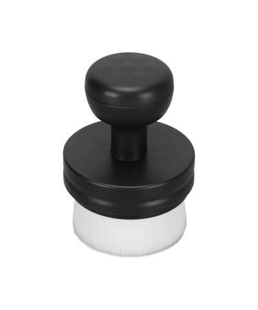 Round Liquid Foundation Brush - Flat Top Soft Hair Portable & Skin-Friendly for All Skin Types - Dustproof Cover Makeup Tool - Buy Online on SooperMarket.com