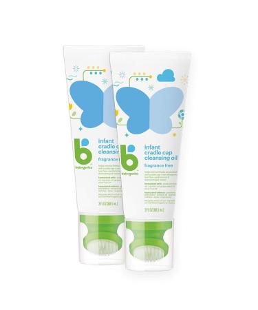 Babyganics Infant Cradle Cap Cleansing Oil, Packaging May Vary, 3 Fl Oz (Pack of 2)