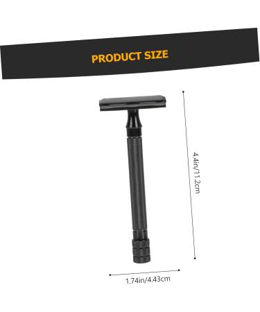 Beavorty 3 Set Razor Trimmer for Men - Bamboo Handle Safe Double Edge Vintage Beard Shaver Tools - Hair Removal Kit - Buy Online on SooperMarket.com