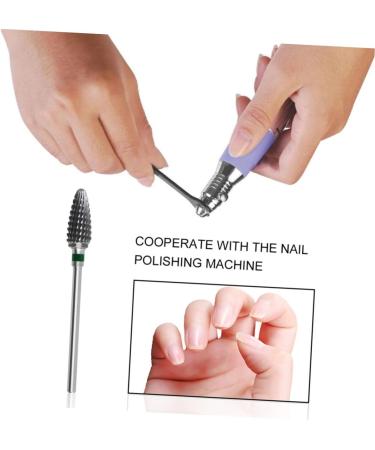 FOMIYES Manicure Tools Nail File Drill Bit Tools Nail Art Supplies Nail Art Accessories Nail Art Tools Nail Grinding Head Flame Type - Buy Online on SooperMarket.com