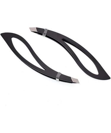 U-K Nice & Attractive Eyebrow Tweezer Hair Beauty Slanted Puller Stainless Steel Eye Brow Clips Makeup Tool Superiora Quality & Creative Black Medium - Buy Online on SooperMarket.com
