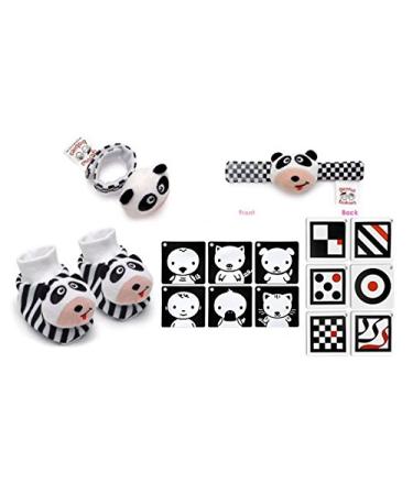 Black  White & Red Infant Stimulation Toy Trio